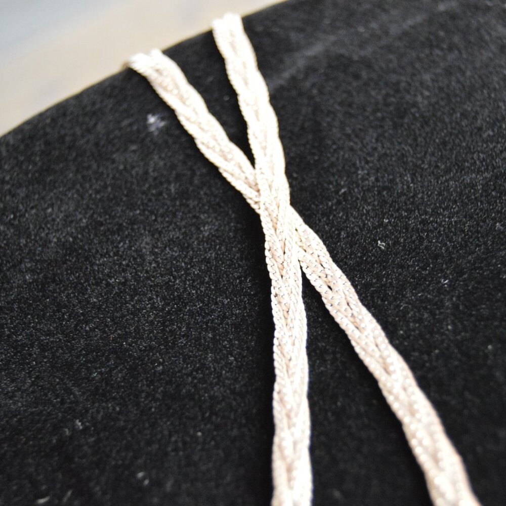 Sterling Silver Omega Chain Necklace, Two Sizes - Picture 5 of 7